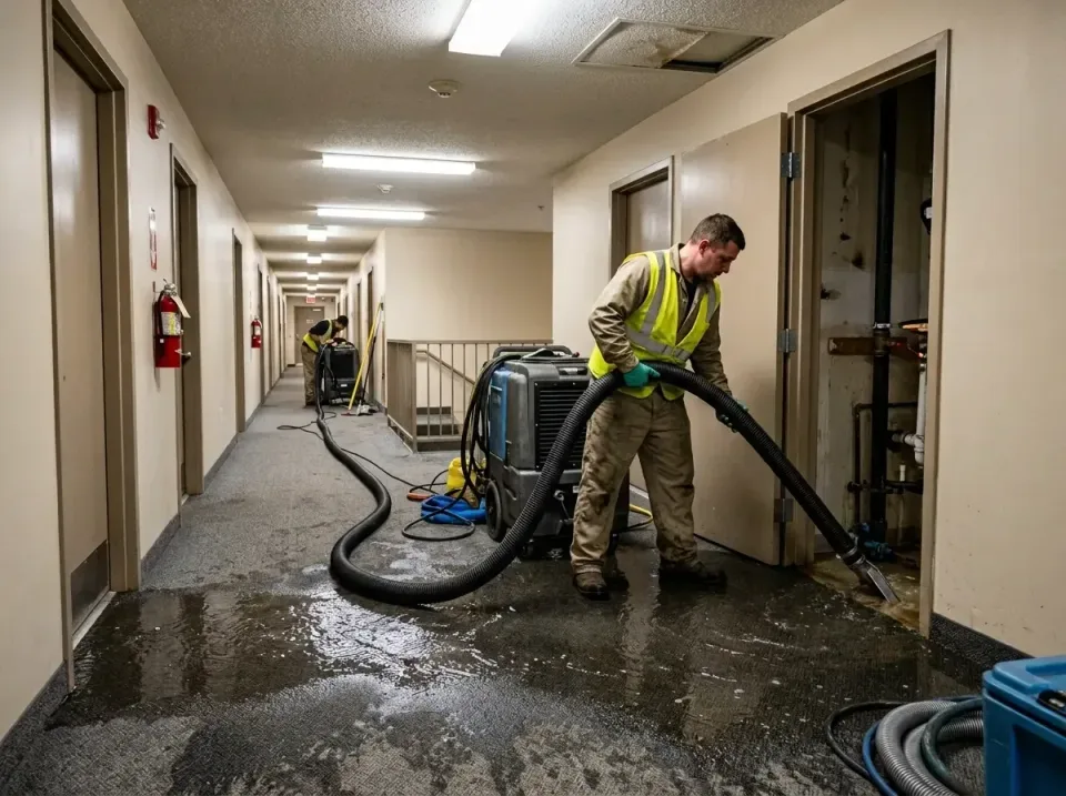 multi-unit-apartment-hallway-f-005 — frequently asked questions, Emergency Burst Pipe Water Extraction & Removal in Delhi, LA